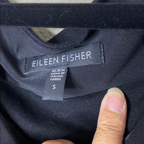 Eileen Fischer 3/4-Sleeve Crepe Dress - Picture 8 of 10